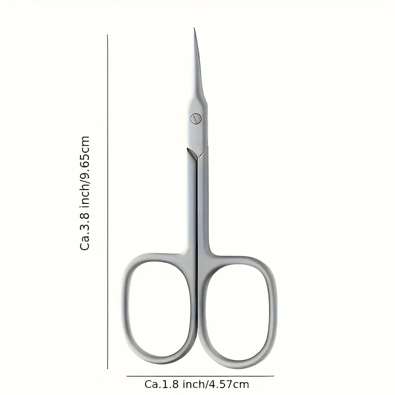Stainless Steel Cuticle Nippers Ingrown Nail Clippers Curved Eagle Hook Beauty Scissors Manicure Tools Curved Blade Design image 5
