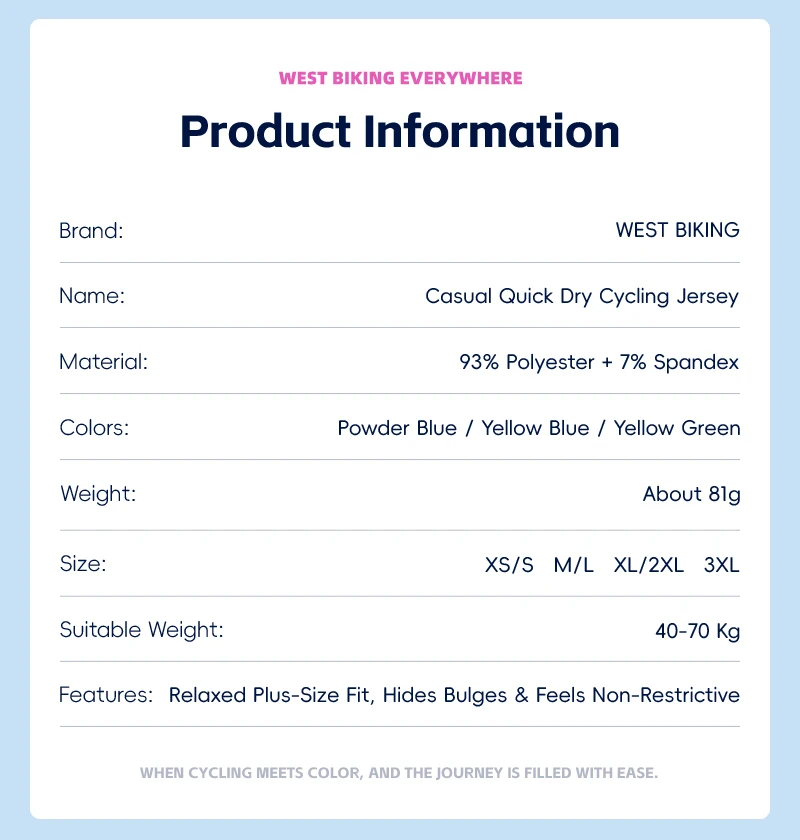 WEST BIKING Damen-Radtrikot, lockere Passform, atmungsaktiv, ultraleicht, lässiges Fahrrad-Shirt, Sommer, MTB, Rennrad, Sport-Top, Fahrradbekleidung – Detail 3