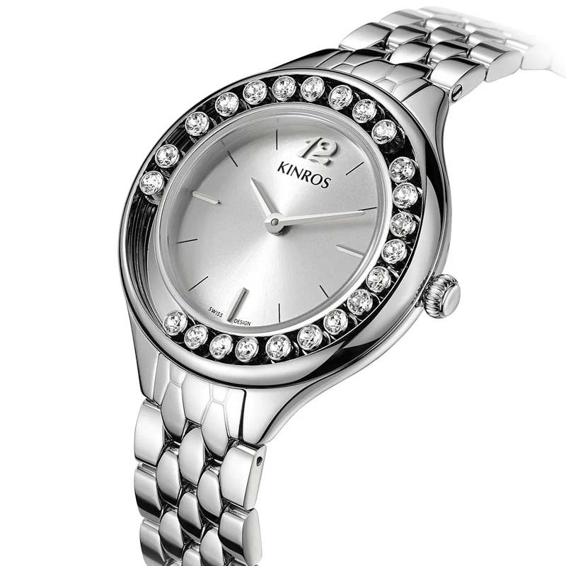 KINROS Women\'s Watch Accessories Elegant Luxury Diamonds, Free Shipping, Best Selling 2023, Gift, Sapphire Waterproof