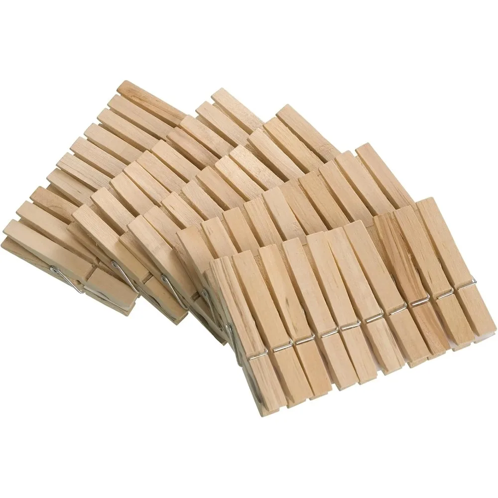 

Clothes Pegs Set of 50 7 cm Wood, Clothes Pegs
