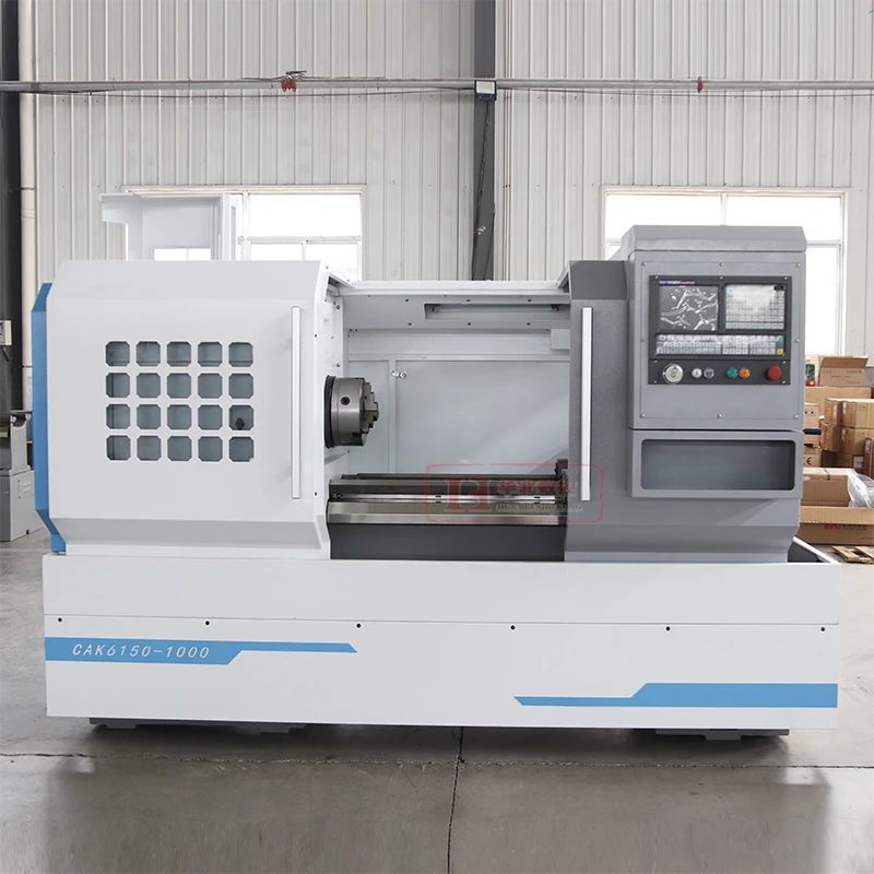 เครื่องกลึง CNC โลหะความแม่นยําสูง CAK6150BX1000mm เครื่องกลึงอัตโนมัติ CNC