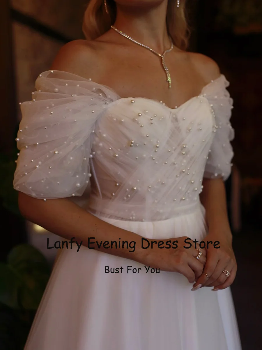 سويت هارت a-line فستان العروس عاجي ، فساتين زفاف بيضاء صغيرة ، ثنيات ، طول الشاي ، دانتيل ، بسيط ، مدني ، قلب