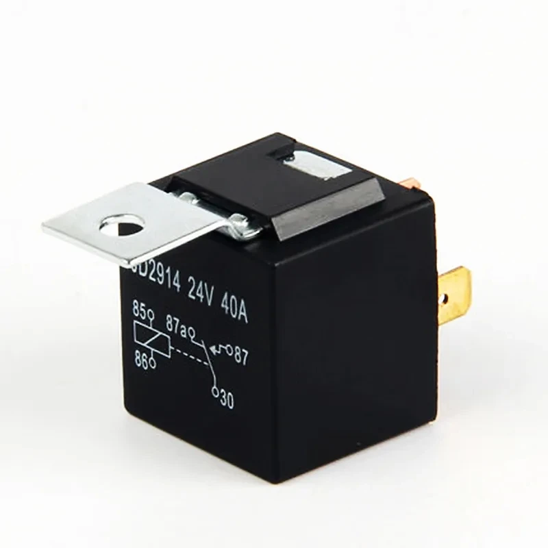 1 pair 12V 12Volt 40A Auto Automotive Relay With Socket and 4 Wires 40 Amp Relay 24V 36V 48V 60V