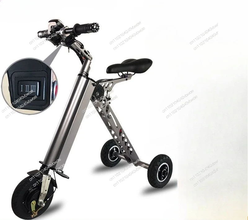 

Light Foldable Electric Trike/Bike for Adults - Portable Lithium Battery, Long Range & Compact Design | Unisex Commuter E-Bike