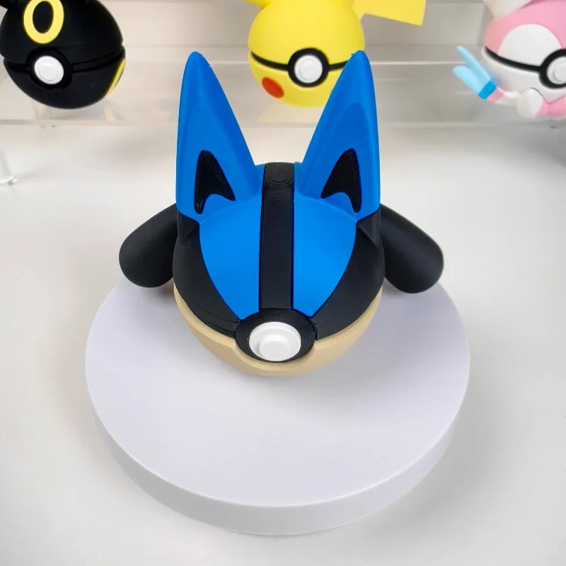 3D Printing Lucario Poké Ball Series Pokémon Game Peripheral High Quality Collections Model Desktop Ornament Decoration Gift Toy