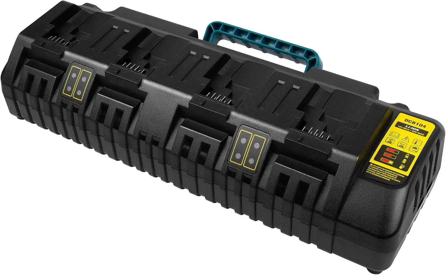 VICTPOWER DW Four Ports Charge Fast Charger Suitable for  Electric Tools3A 14.4-18V Lithium Battery  with double 2.1A USB Ports
