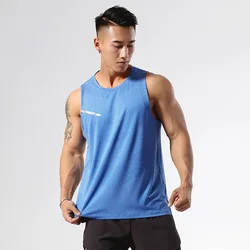 Athletics Tank Top Runnning Speed Singlet Fitness Shirt Mens Sleeveless Vest Athlete Track Field Singlet Customization