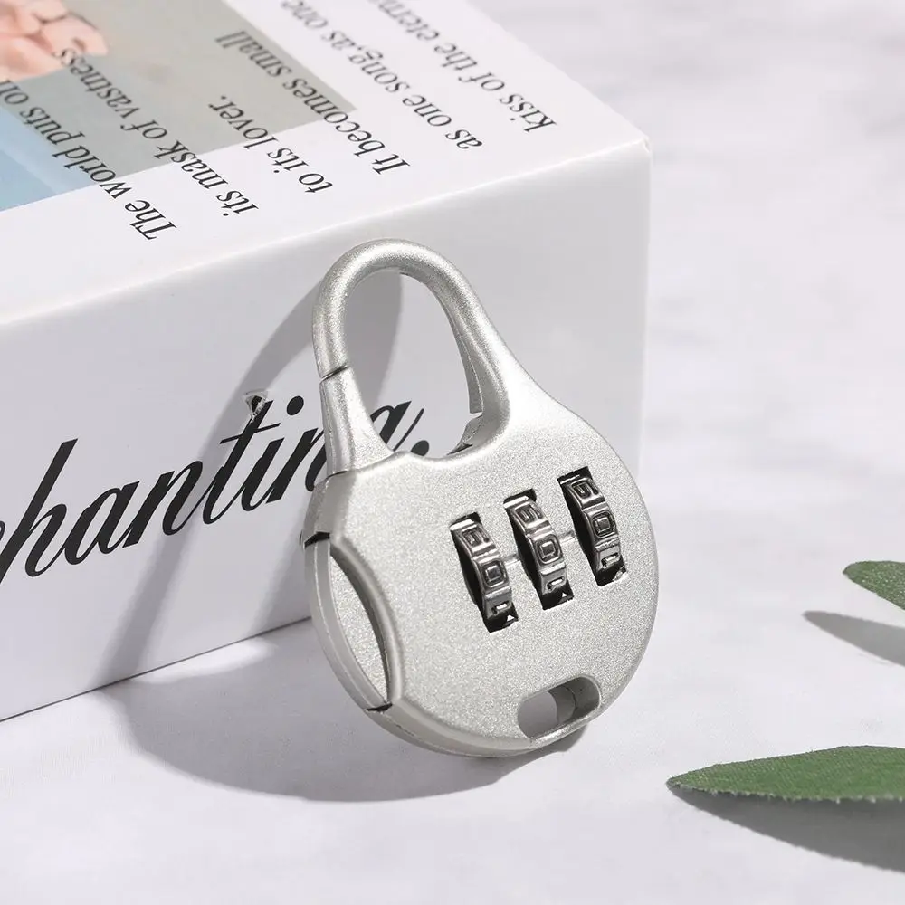 1pcs Outdoor Metal Luggage Travel Suitcase Gym Combination Code Security Tool Padlock Password Lock 3 Digit Dial