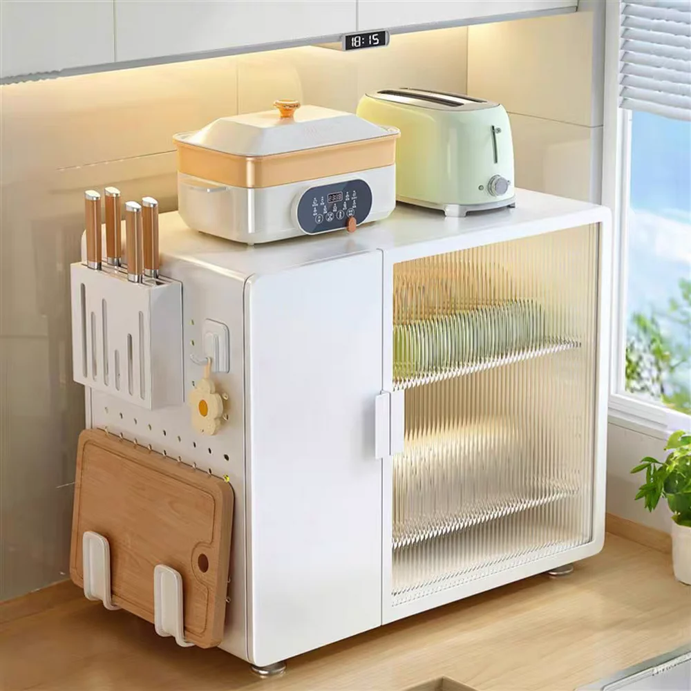 

Multi functional drainage cabinet, cutlery rack, kitchen dish rack, kitchen supplies kitchen storage cabinet YX783TB