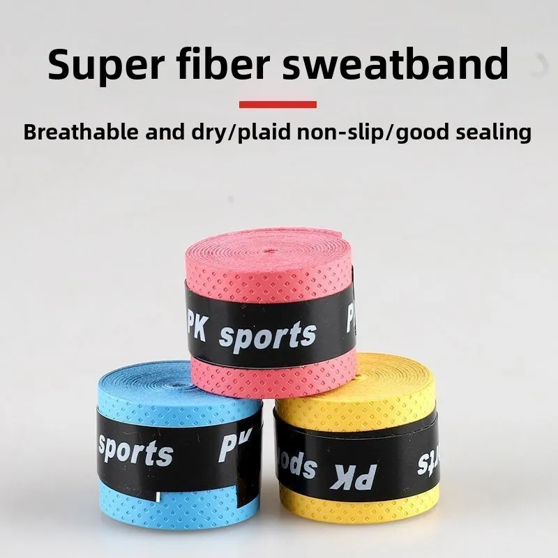 4 Stück Rutschfestes Mikrofaser-Griffband, Verlängertes Griffband für Angelruten & Badmintonschläger, Wasserdichtes Sportzubehör – Detail 4