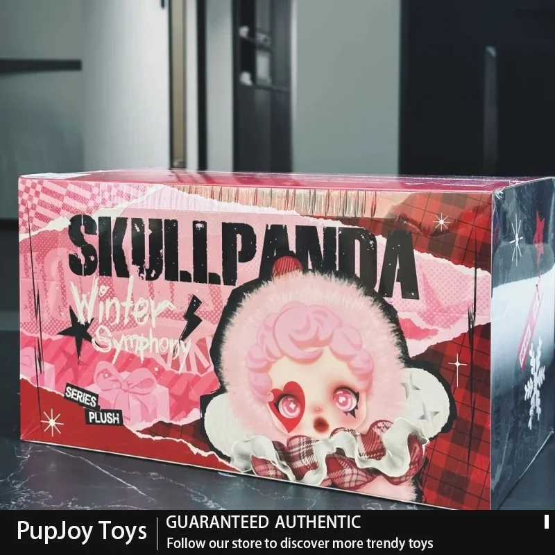 

Genuine Pop Mart Skullpanda Winter Melody Series Blind Box Cute Vinyl Plush Pendant Decor Doll Collectible Mystery Box Gifts