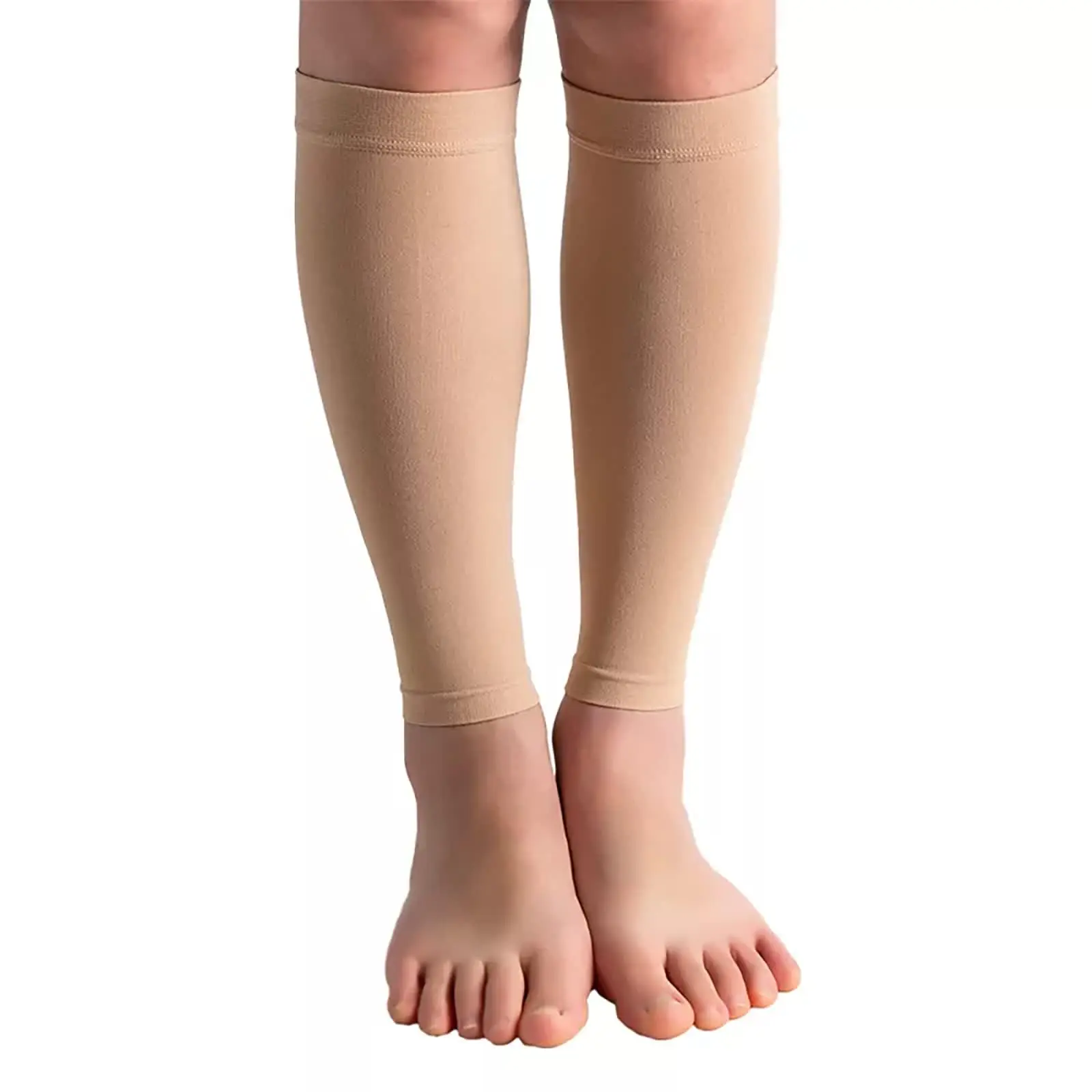 

2PCS Calf Compression Sleeves Socks 20-30mmHg Medical Grade Footless Socks Calf Support for Varicose Veins,Swelling,Shin Splint