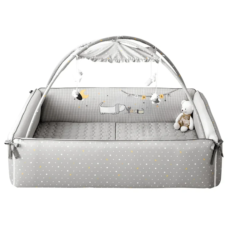 [Summer New Product] Comfortable, Safe, Comfortable, Safe Baby Bed Knitted