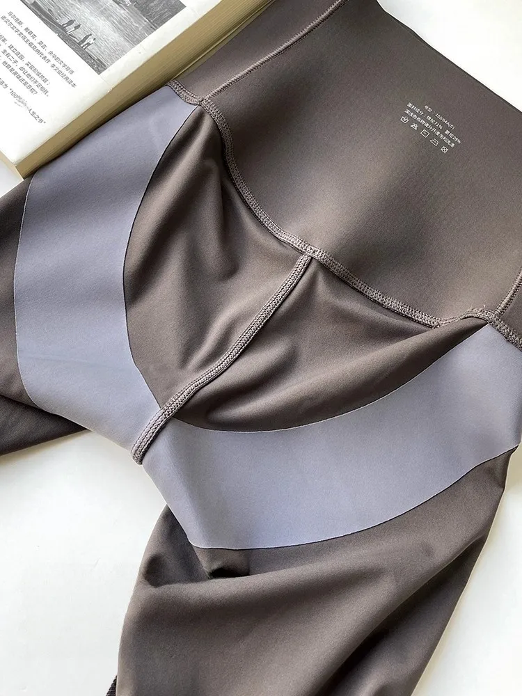 Calças de Yoga de Cintura Alta para Mulheres, Leggings de Alta Elasticidade que Levantam o Bumbum, Calças Longas para Esportes