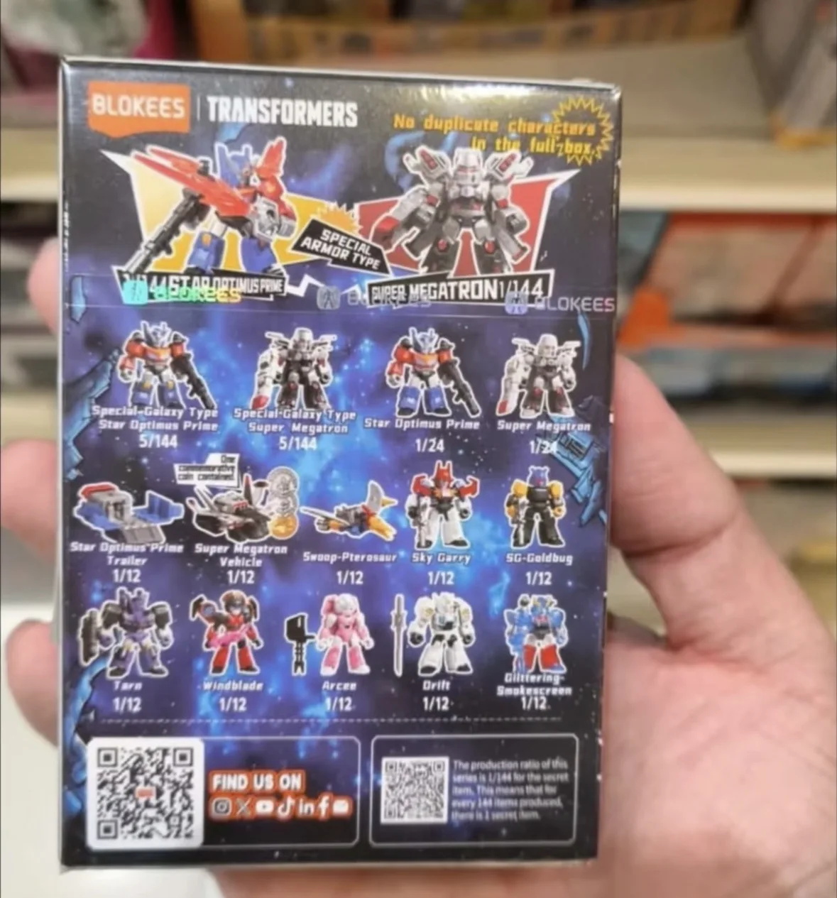 BLOKEES Transformers Star Series Vol 8 Blind Box Eighth Generation Action Figures Galactic Optimus Prime And Megatron Armor Toy view 3