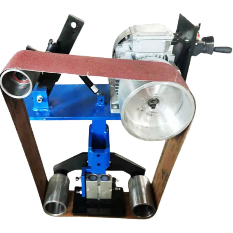 

Vertical Horizontal Dual-purpose Metal Abrasive Belt Grinding Machine Sander for Deburring and Polishing Metal Knife Parts