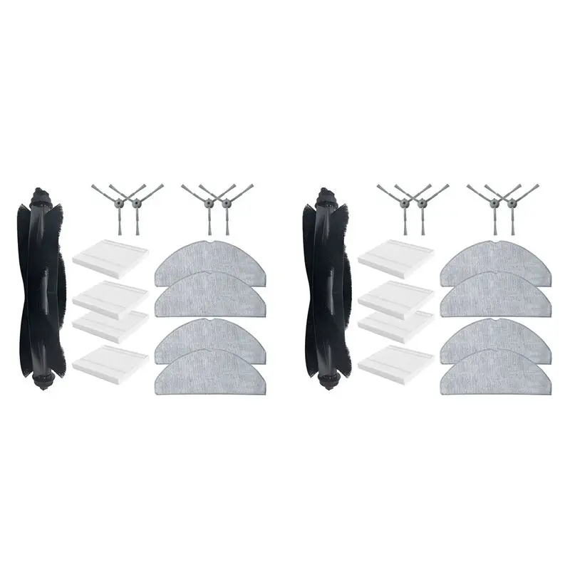 B62B-2 Set For Eufy G50 Hybrid / L60 Hybrid / L60 Hybrid SES Accessories Main Side Brush Hepa Filter Mop Cloth