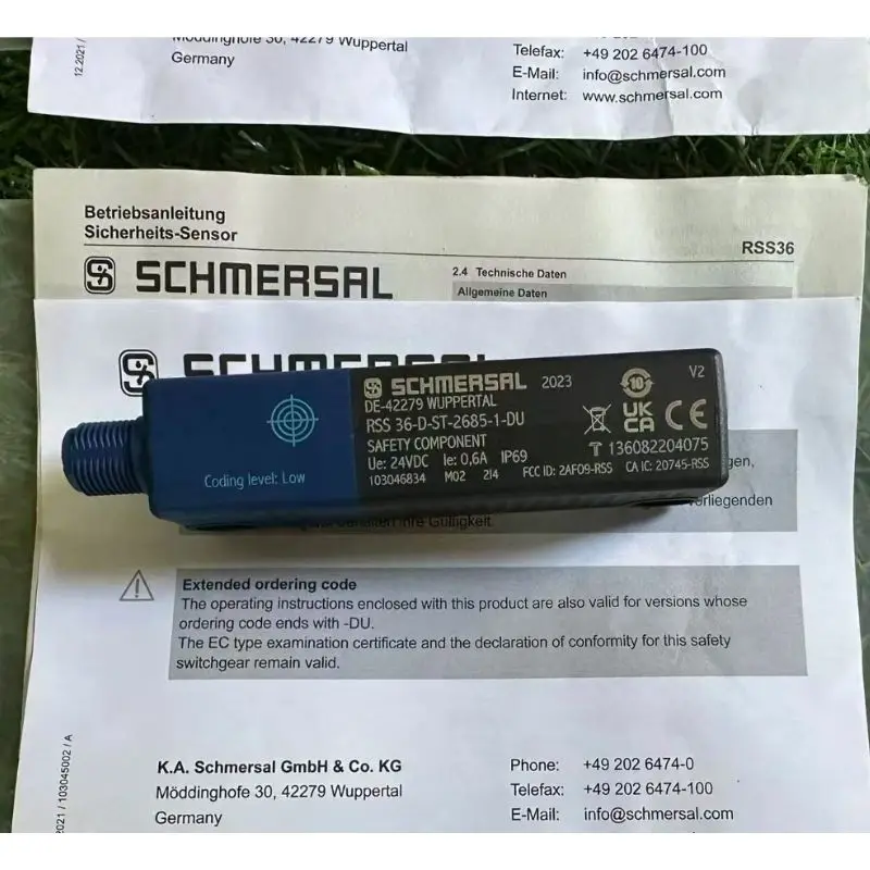 العلامة التجارية الجديدة لأجهزة استشعار السلامة DE-42279 RSS 36-D-ST-2685-1-DU #1