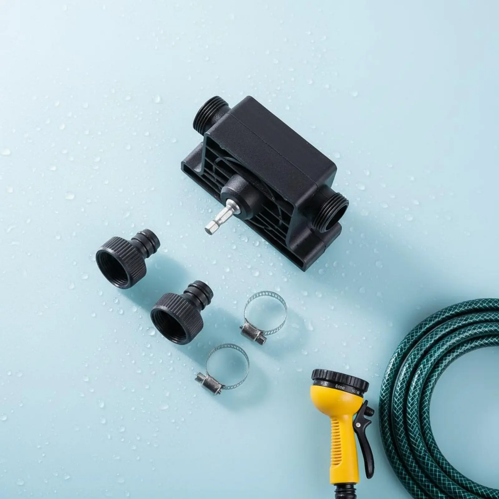 

Hand Drill Water Pump Lightweight Automatic-Priming Drill Pump Power Tool Accessory Resistant for Aquatic Habitat Owners