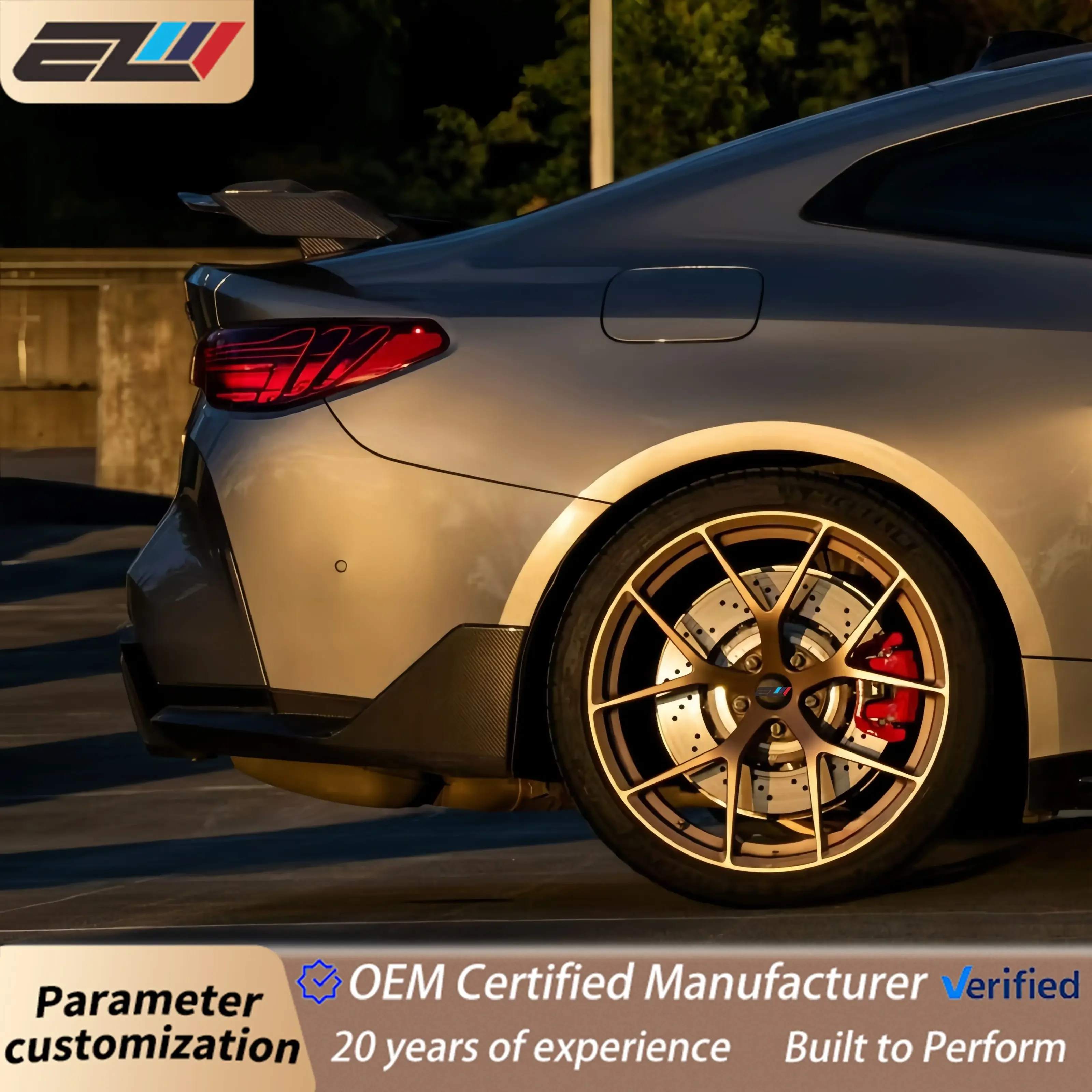 ForChrome Silver 17 18 19 20 21 22 24 Inch 5x100/5x112/5x114.3/5x120/5x115 Forged Wheels for Bmw M3/M4/M5/325i/330i/340i/430i/X3