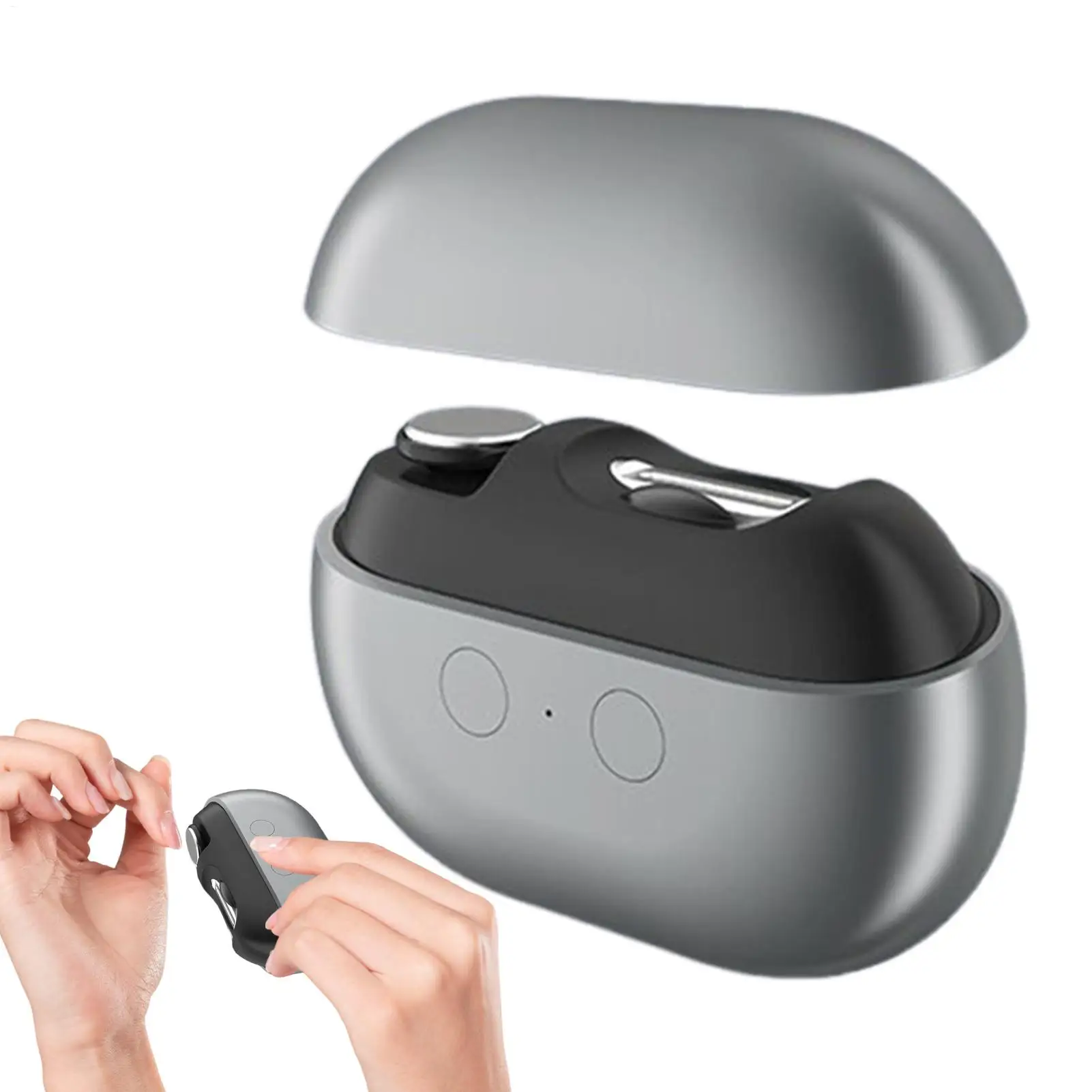 Electric Nail Clipper Rechargeable Automatic Fingernail Cutter for Baby Safe Electric Nail Trimmer Device With 500mAh Battery
