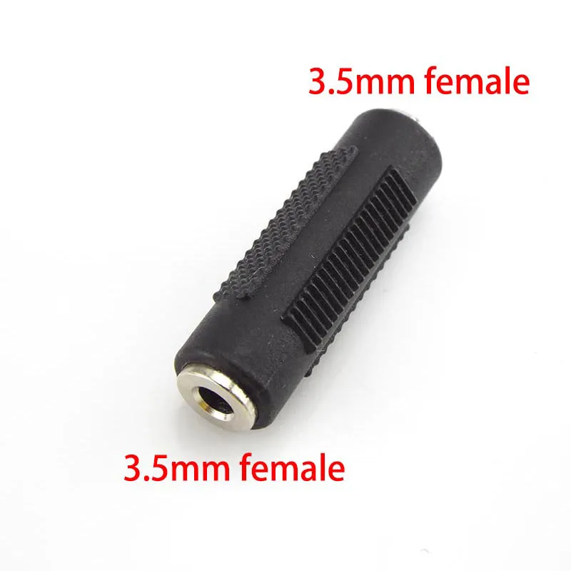 Mini 3.5mm Female to Female Jack Stereo Audio Adapter Converter Connector Adapter Coupler Metal Gold Plated Connectors C3