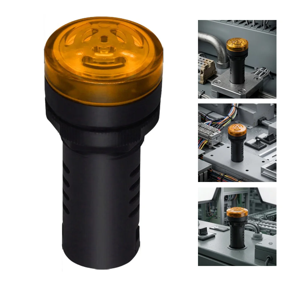 12V For ACDC Buzzer IP65 Rated with Clear Digital Readout for Process Monitoring and Alarm Outputs Yellow 65.5x29.2mm