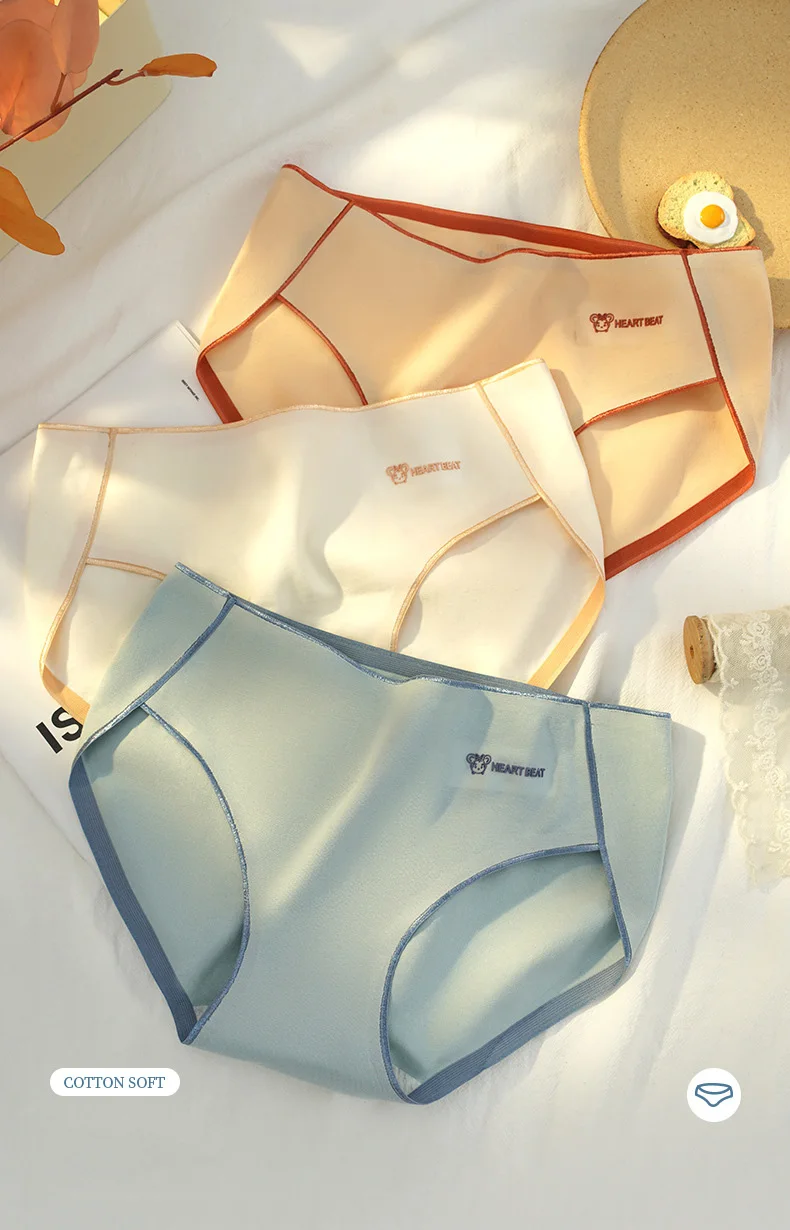 6Pcs Briefs for Women Panty sexy woman panties Solid seamless underpants cpanties for women cotton underwear girl knickers