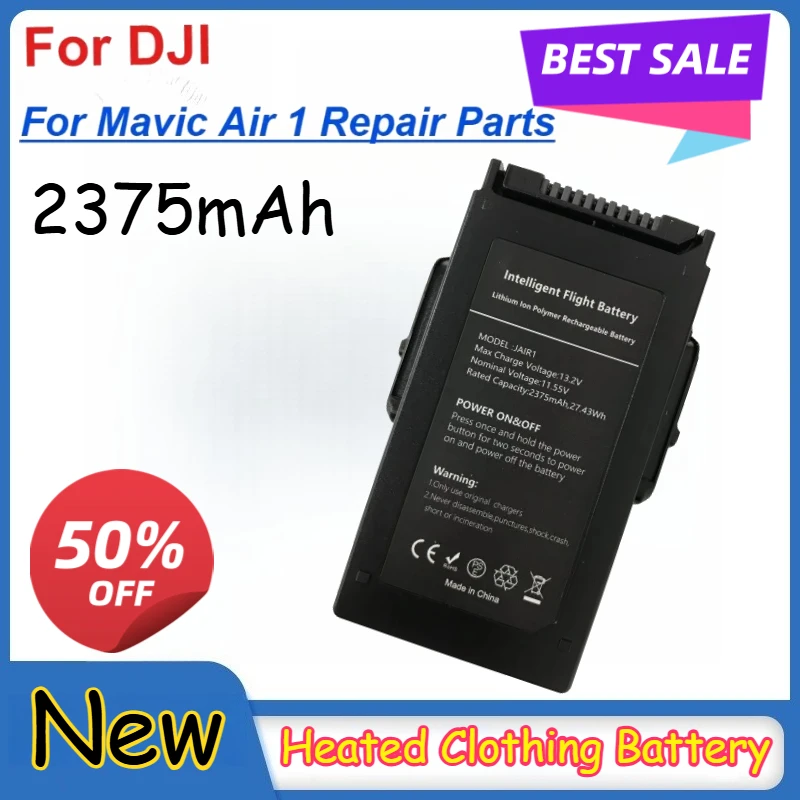 

Drone Battery for DJI Mavic Air 1 Repair Parts for Mavic Air Accessories 2375mAh 11.55V Intelligent Flight Batteries