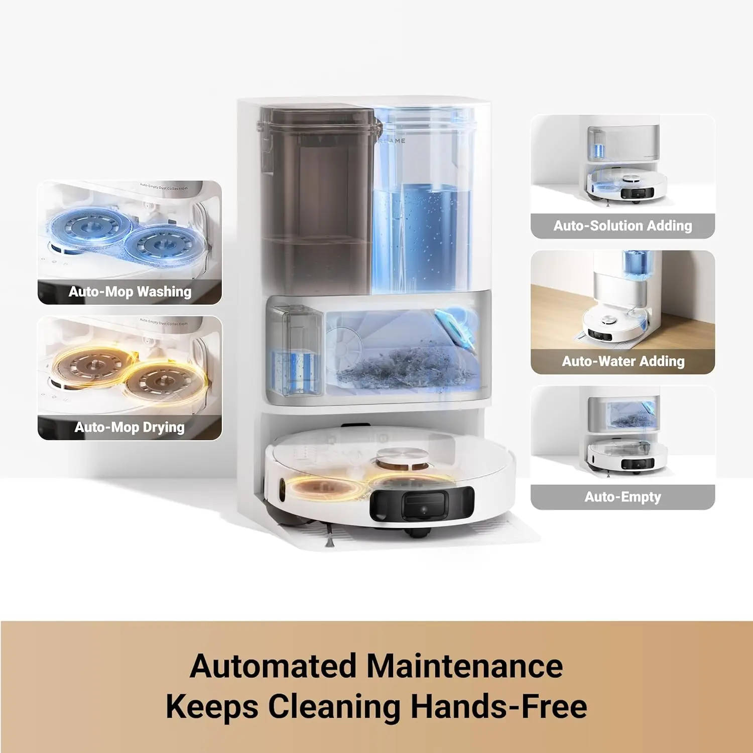 Top Rated DREAME L10s Ultra Gen 2 R obot Vacuum Cleaner Mop Vormax Suction Deep Cleaning Floating Rubber Brush Ultrasonic Carpet