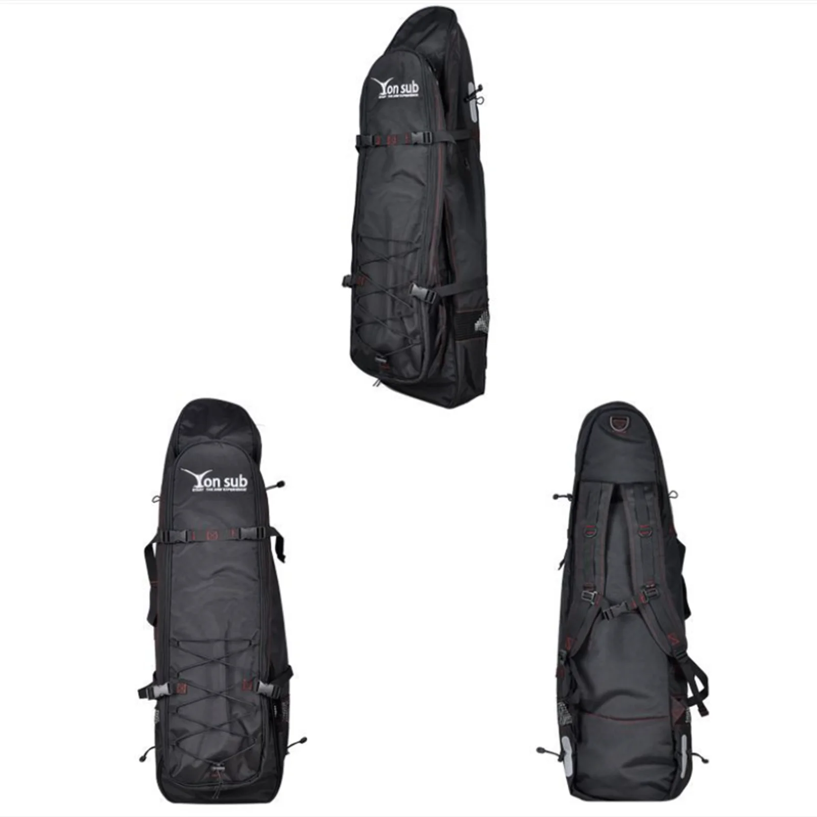 

Travel Dive Backpack Breathable Mesh Storage for Snorkel Flippers Swimming Fins Dry Wet Gear Separation Design