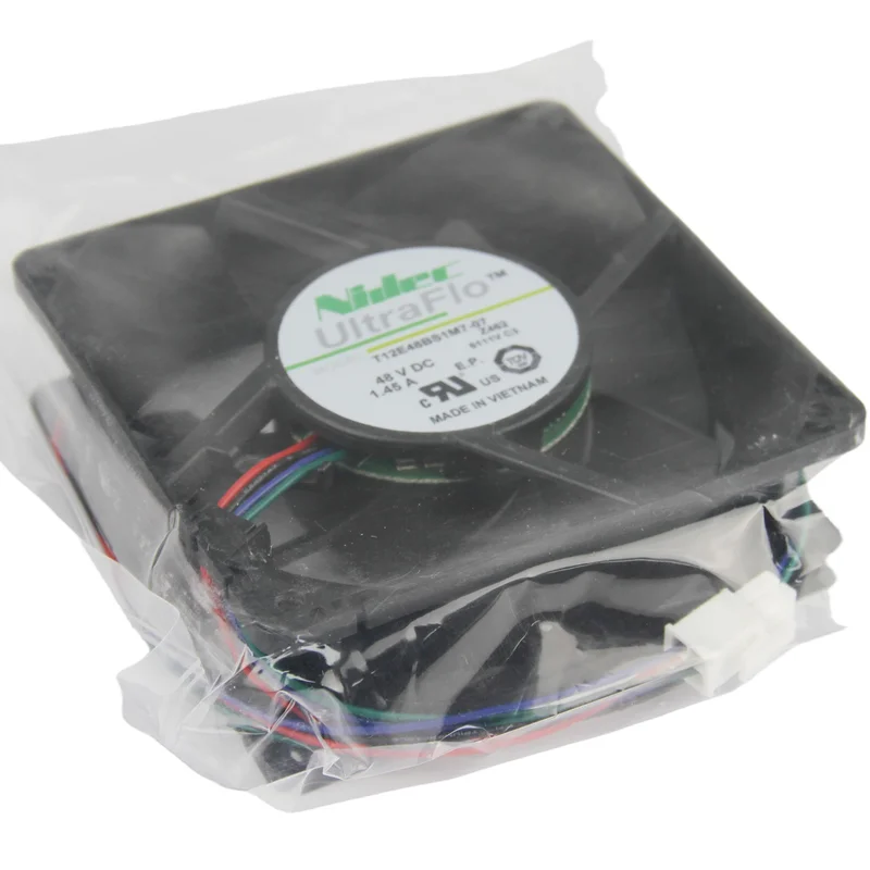 L+ 8PCS for MODEL NIDEC T12E48BS1M7-07 1.45A 48V DC Cooling Fan