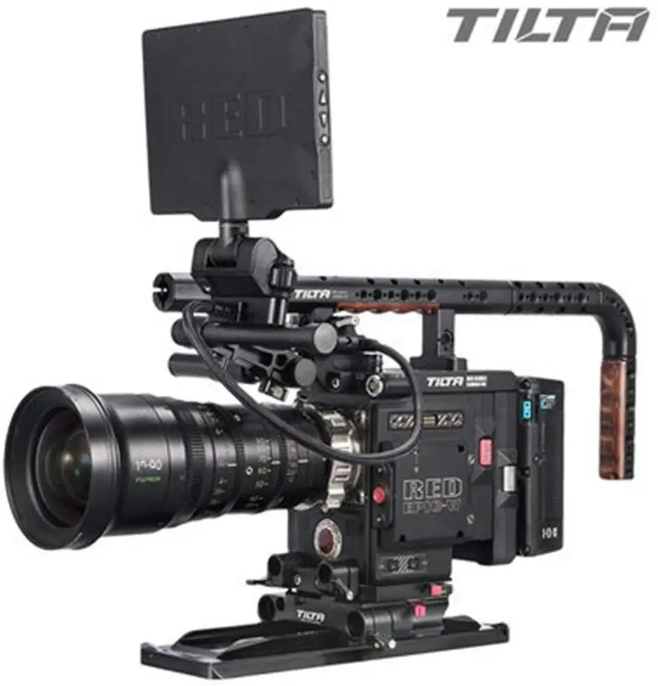 TILTA RED DSMC2 Cage ESR-T02-C Baseplate Top Handle Camera Rig for RED DSMC2 Raven/Weapon/Scarlet-W with Power System SDI In/Out