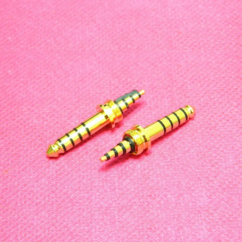 Écouteurs sans fil, 20 pièces, 4.4mm, 5 pôles, DIY, cuivre, or/Rhodium, 4.4, pour Sony PHA-2A, NW-WM1Z, NW-WM1A, M7.5 * 0.5