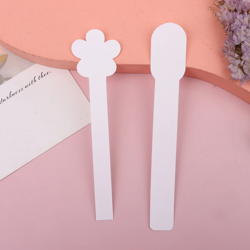 100pcs/lot Round Head Flower Shape Testing Aromatherapy Fragrance Perfume Essential Oils Test Tester Paper Strips