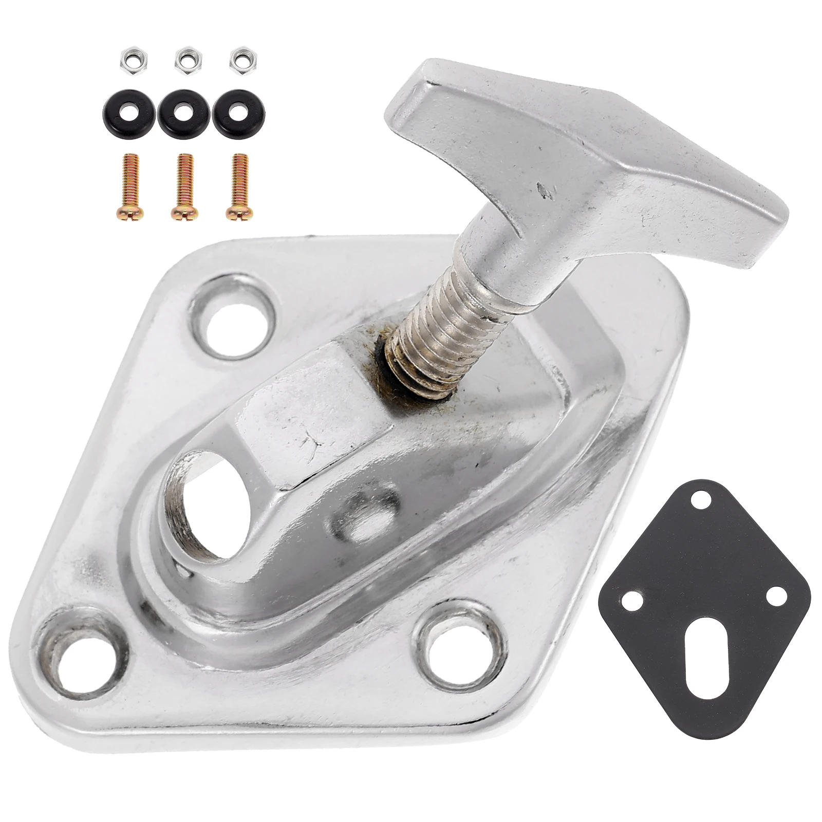 

Drum Saddle Lug Adjuster L18 Saddle 52mm Silver Plated Iron Bracket Replacement Tom Leg Base Floor Mount Accessories Hardware