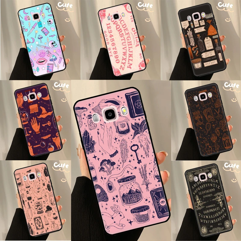 Girly Pastel Witch Goth Ouija Case For Samsung Galaxy M13 M33 M53 M15 M35 M55 M32 M16 M36 M56 M54 M20 M52 M34 M14 M11 M31