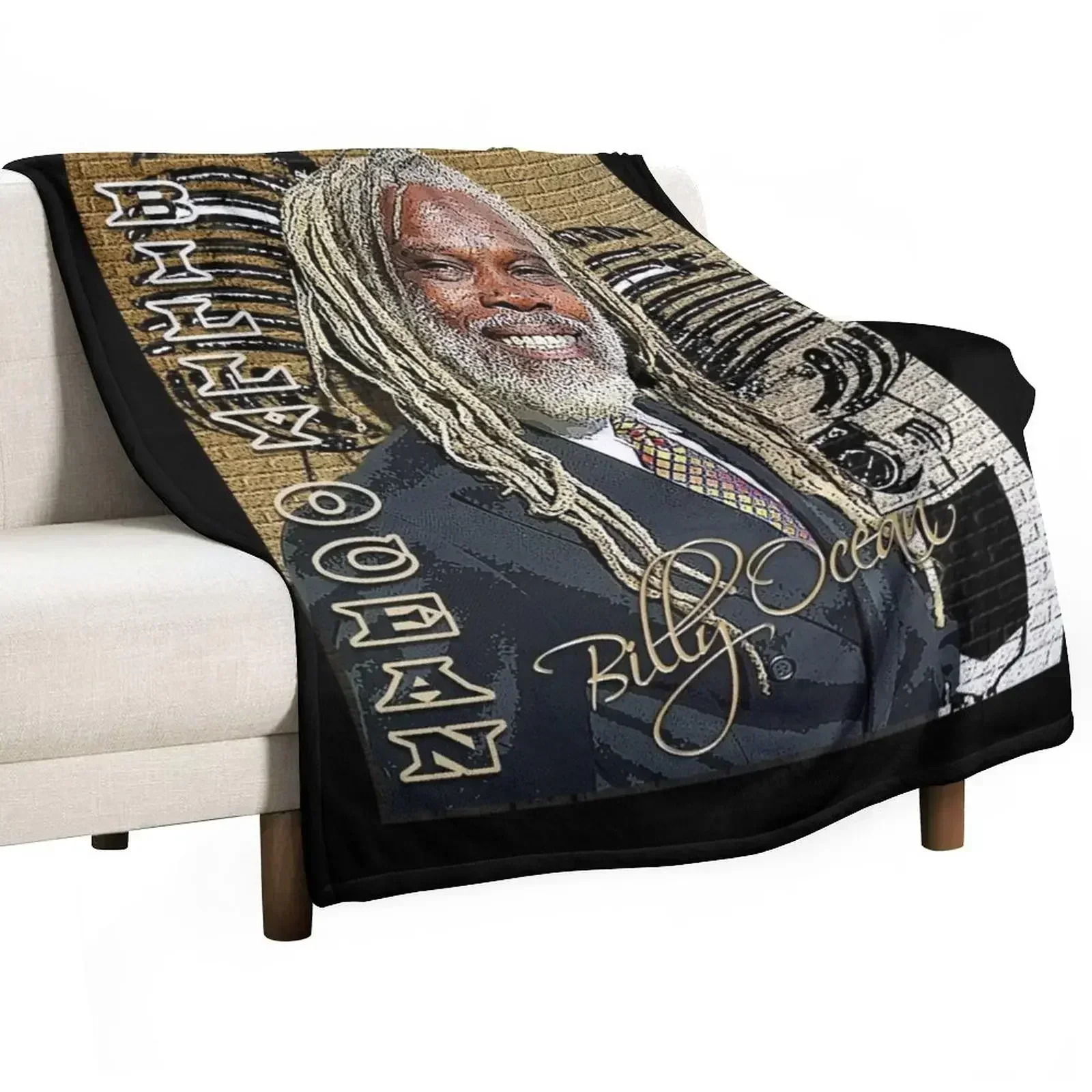 Funny Men Premium Billy Hair People Call Me Throw Blanket Beach Decoratives Blankets