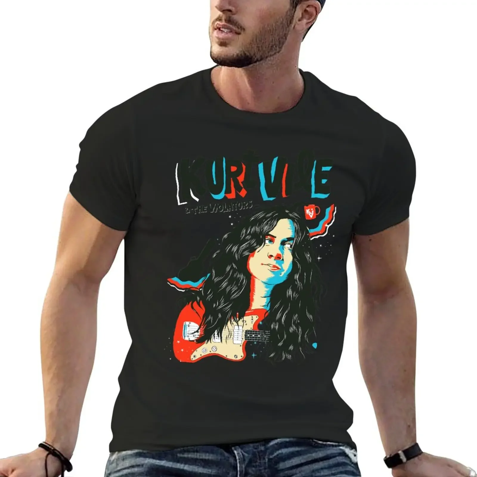 

Kurt Vile and the Violators T-Shirt Short sleeve tee korean fashion plain essential t shirt mens t shirts casual stylish