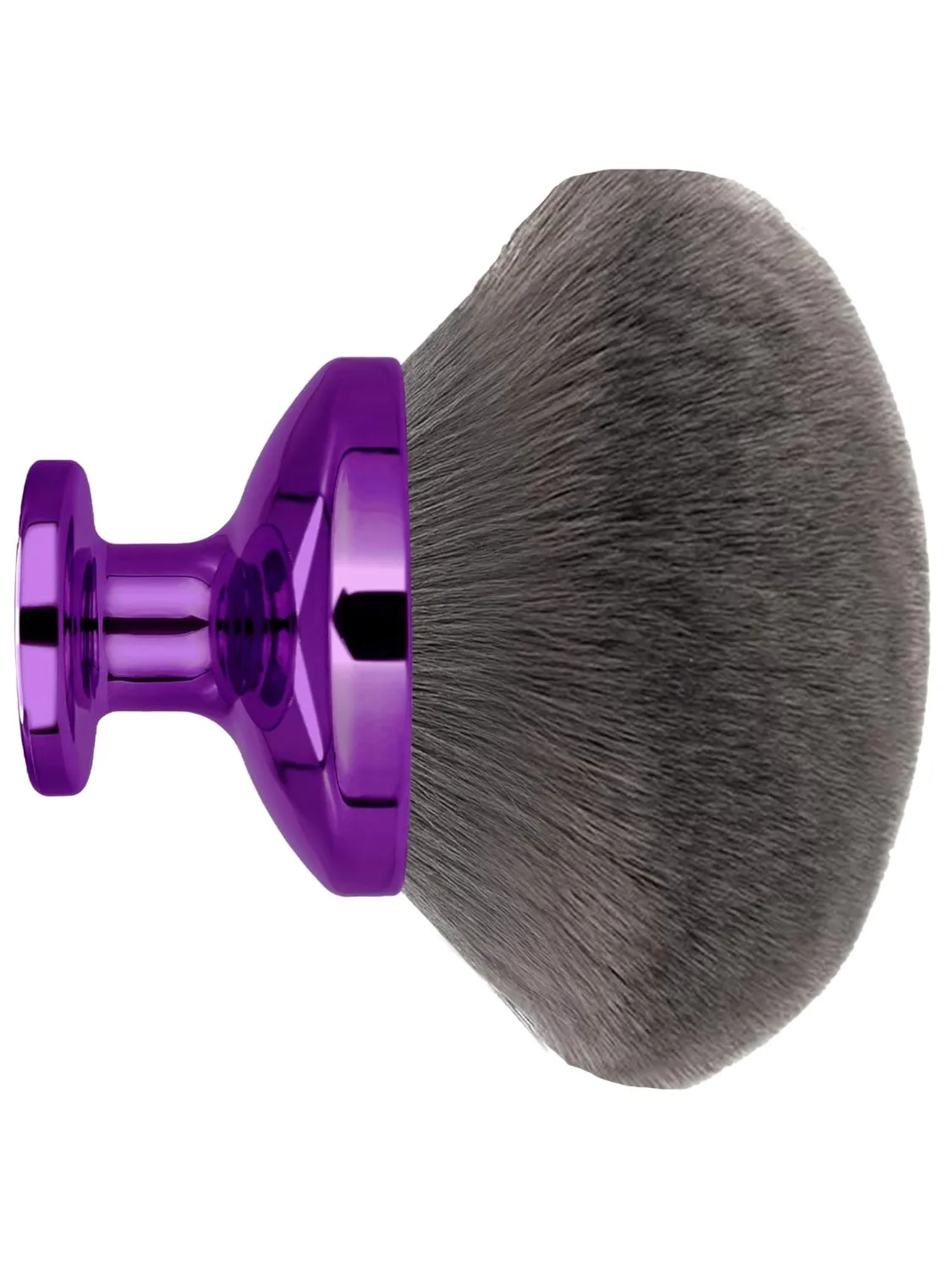 Pinceau de maquillage pour le corps Extra Large pour auto-briqueur, bronzant de maquillage pour les jambes, brosse Kabuki impeccable de forme ovale, brosse de fond de teint Kabuki
