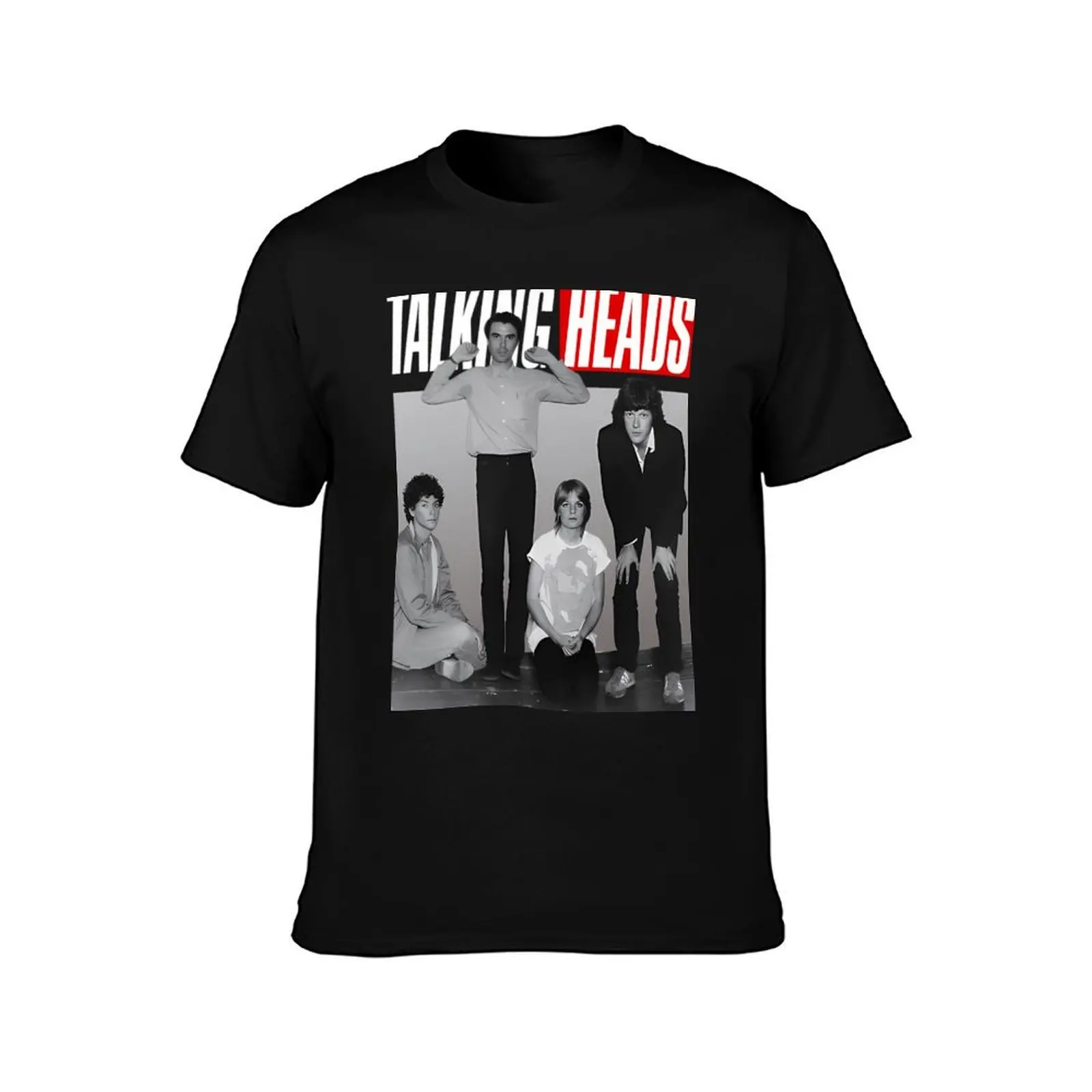 Vintage Talking Heads T-Shirt Light Athletic Short Sleeve Tee Shirt T-Shirt