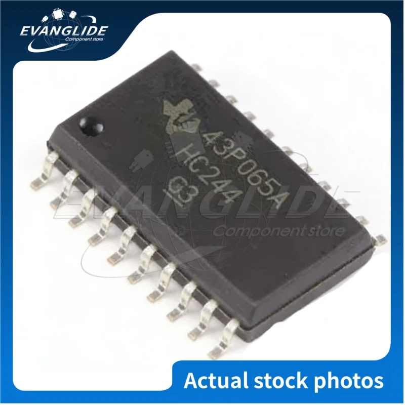 10 PCS/LOT Original & New SN74HC244DWR SOIC-20 Tri-state Output Eight-Channel Buffer and Line Driver In Stock Wholesale Discount