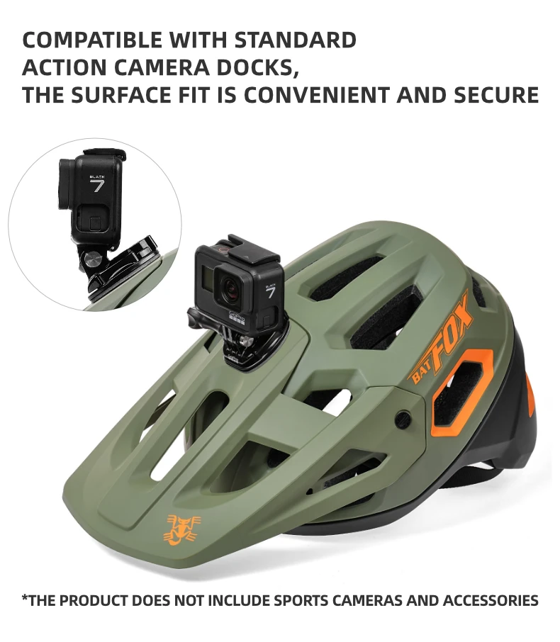 BATFOX Fahrradhelm für Herren und Damen Hochwertiger Integral-geformter Radsport-MTB-Fahrradhelm Straßen- und Mountainbike-Helme Casco Bicicleta – Detail 12