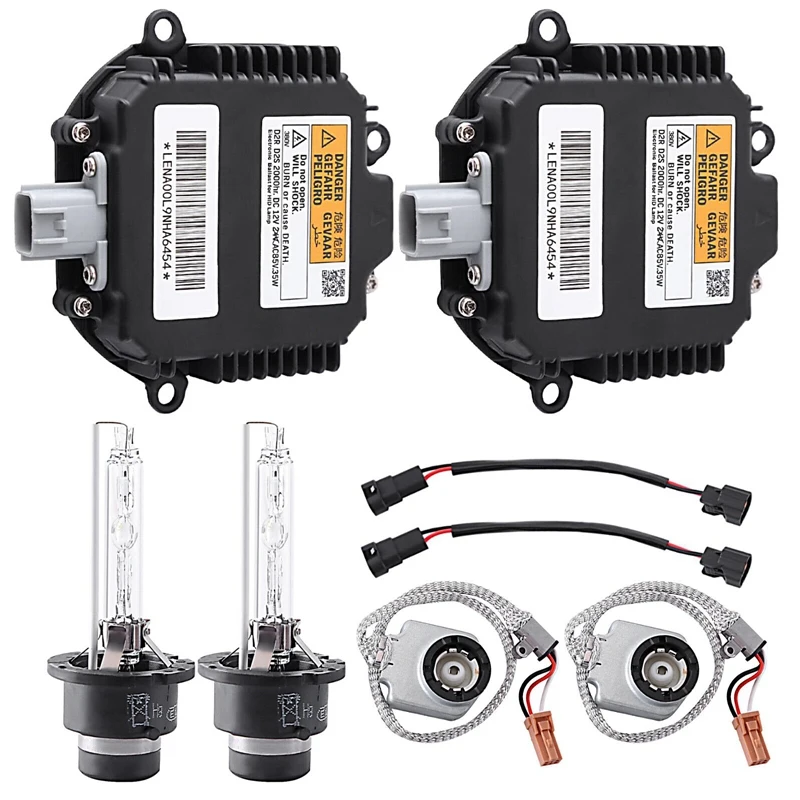 2 X Xenon Ballast Kit With Bulb Wire Igniter Head 28474-89904 For Nissan 350Z Altima Rogue Infiniti G37 G35 Q50 Q60 Q70 Parts