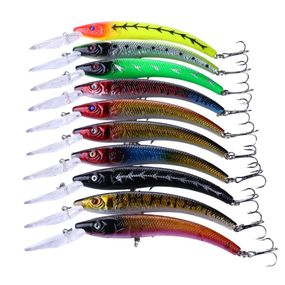 Deep Walleye Killer Big Minnow Trolling Fishing Lure Wobbler Bandit 15.5cm 18g Floating Crankbait Bass Pike Bait Jerkbait Tackle