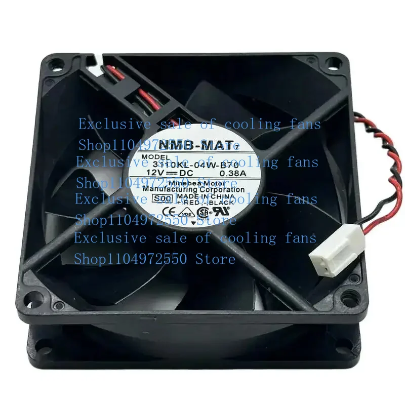 S NMB-MAT 3110KL-04W-B70 S00 DC 12 В 0,38 А 2-проводной 80x80x25 мм Вентилятор охлаждения сервера S NMB-MAT 3110KL-04W-B70 S00 DC 12 В 0,38 А 2-проводной 80x80x25 мм Вентилятор охлаждения сервера