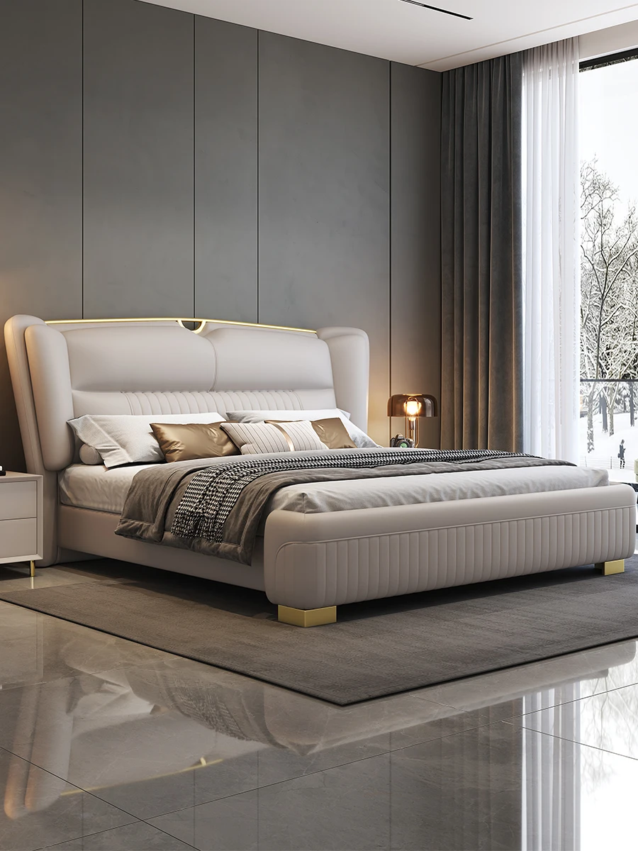 

Master bed, modern minimalist double bed for home use