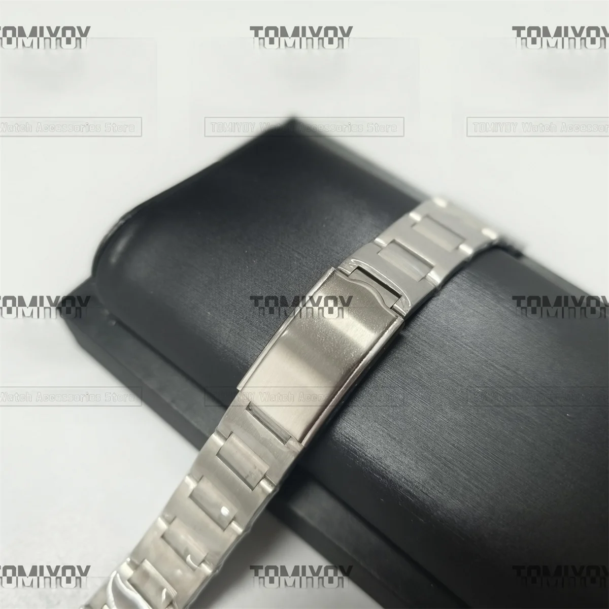 Flat End 18mm 19mm 20mm 22mm Vintage Buckle Solid H Link Watch Bracelet Band Fit For Rolex Seiko Omega Casio Watch