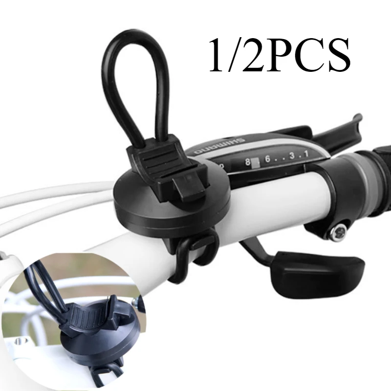 Bicycle Light Clip Holder 360° Degree Rotation Handlebar Clip for LED Flashlight Mountain Bike Front Flash Torch Light Bracket