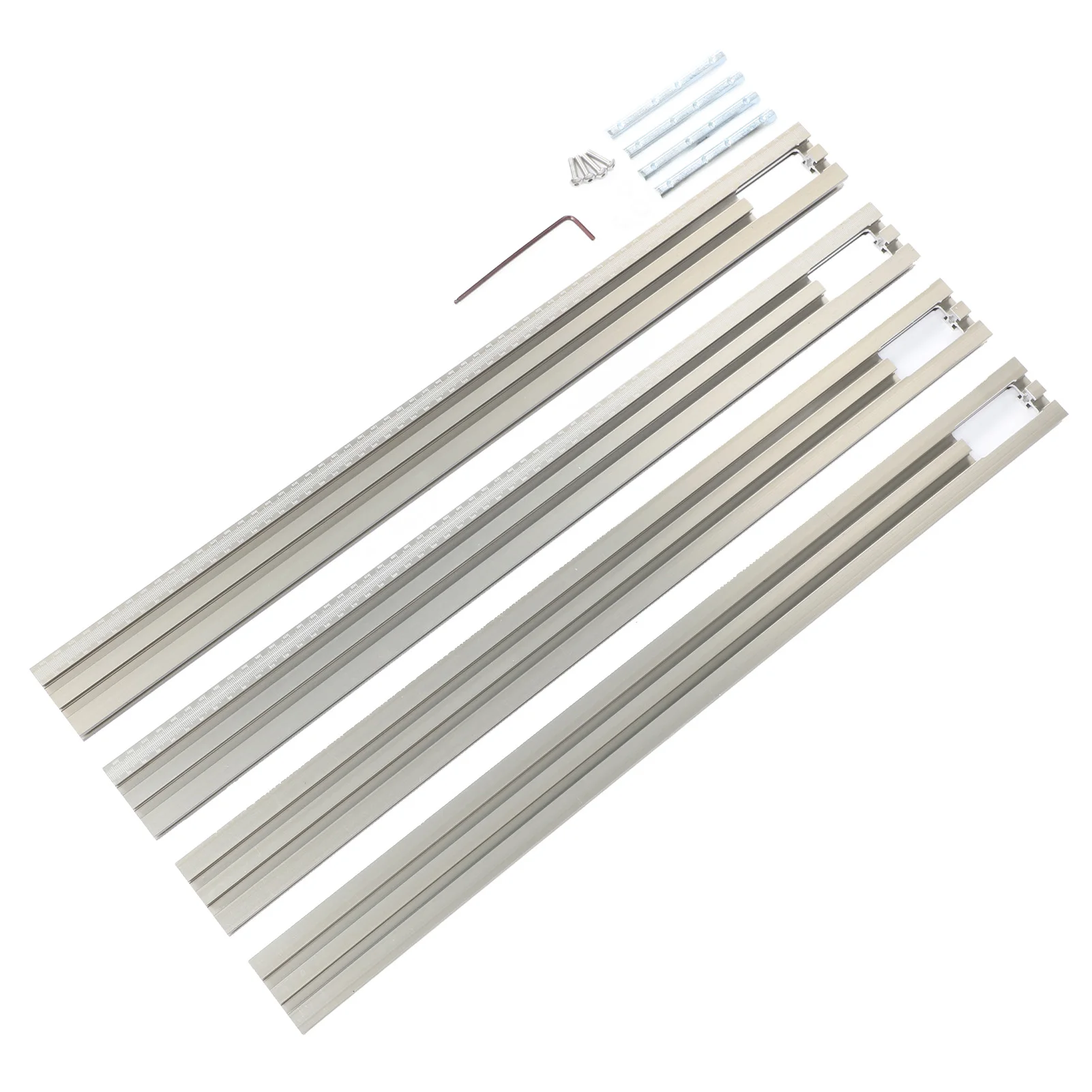 Adjustable 600mm Backplane Track Saw Guide Woodworking Parallel Rail System for Sculpture - Precision Cutting Support